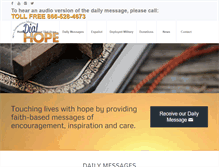 Tablet Screenshot of dialhope.org